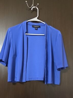 Perceptions NY Shrug crop  purple size 10